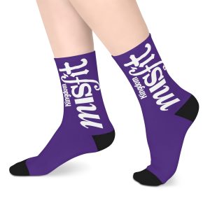 Kingdom Misfit (Purple) - Mid-length Socks