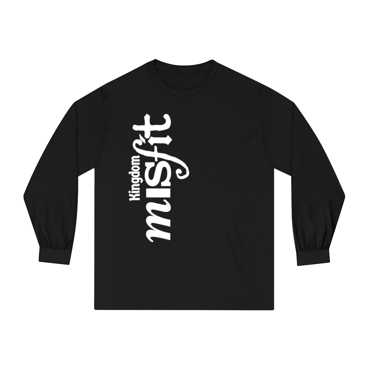 Kingdom Misfit (Text/Vertical) - Unisex Classic Long Sleeve T-Shirt - Image 2